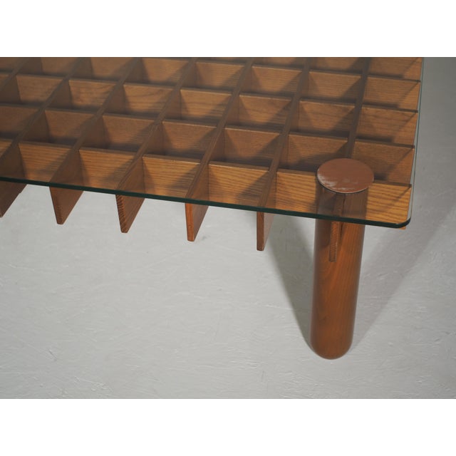 Kyoto Coffee Table attributed to Gianfranco Frattini for Ghianda, Italy, 1970s For Sale - Image 11 of 18