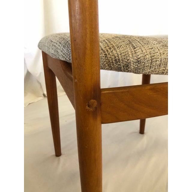 Wood Late 20th Century Edit (8) Juliane Teak Dining Chairs Attributed to Johannes Anderson for D-Scan For Sale - Image 7 of 10