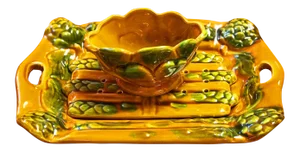 Vintage Asparagus Serving Platter - 3 Piece