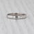 Silver 0.30ctw Diamond Wedding Band 14k White Gold Size 4.75 Stackable Ring For Sale - Image 8 of 8