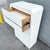 Postmodern White Gloss Laminate Waterfall Highboy Dresser For Sale - Image 9 of 11