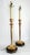 Gold 38" Tall Lamp Pair French Empire Gold For Sale - Image 8 of 15