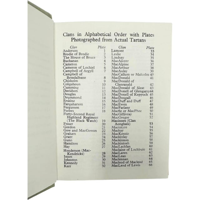 The Scottish Clans and Their Tartans 1981 Book For Sale - Image 4 of 13