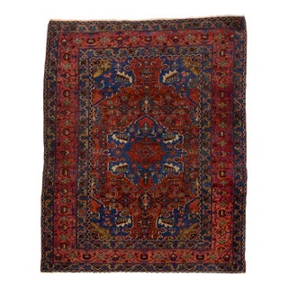 Fine Antique Persian Malayer Rug 4'10" X 6’1" For Sale