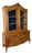 Vintage French Louis XIV Style Oak Display Cabinet For Sale