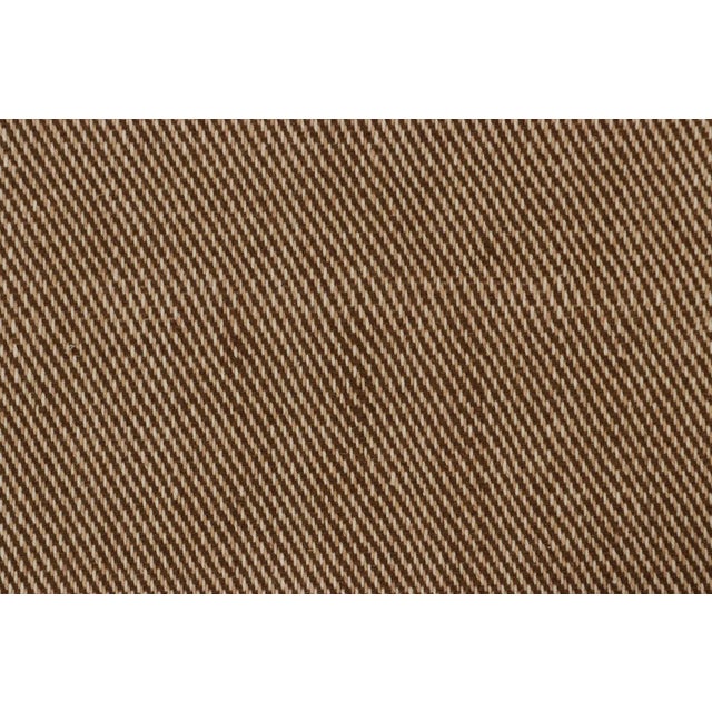Rug & Kilim Rug & Kilim’s Modern Textural Extra-Long Runner Rug in Beige-Brown & Cream Tones - 2'7x16' For Sale - Image 4 of 8
