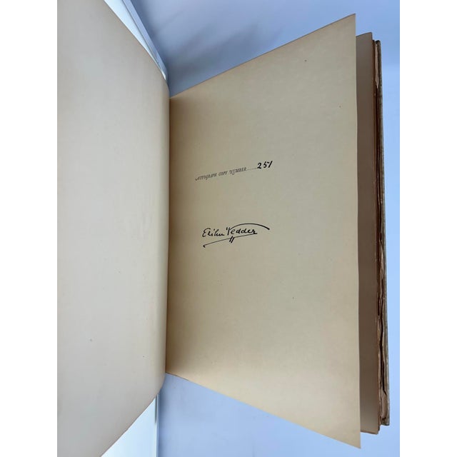 1910s Illustrated Quarto Volume Set, Elihu Vedder's the Digressions of v. Written for His Own Fun and That of His Friends - 2 Books For Sale In San Francisco - Image 6 of 12