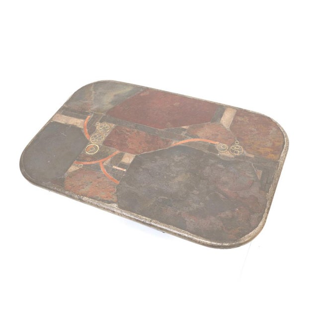 Vintage Brutalist Coffee Table by Marcus Kingma, 1970s, in Good conditions. Designed 1970 to 1979 This piece has an...