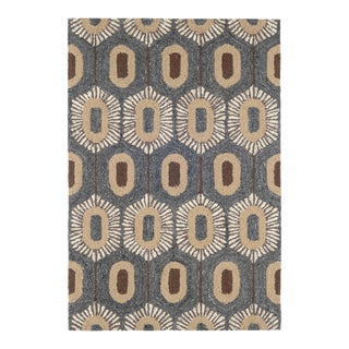 Dash & Albert by Annie Selke Stowe Micro Hooked Wool Rug, 7' 6" x 9' 6" For Sale