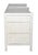 White NOIR Hampton 6 Drawer Dresser, White Wash For Sale - Image 8 of 11