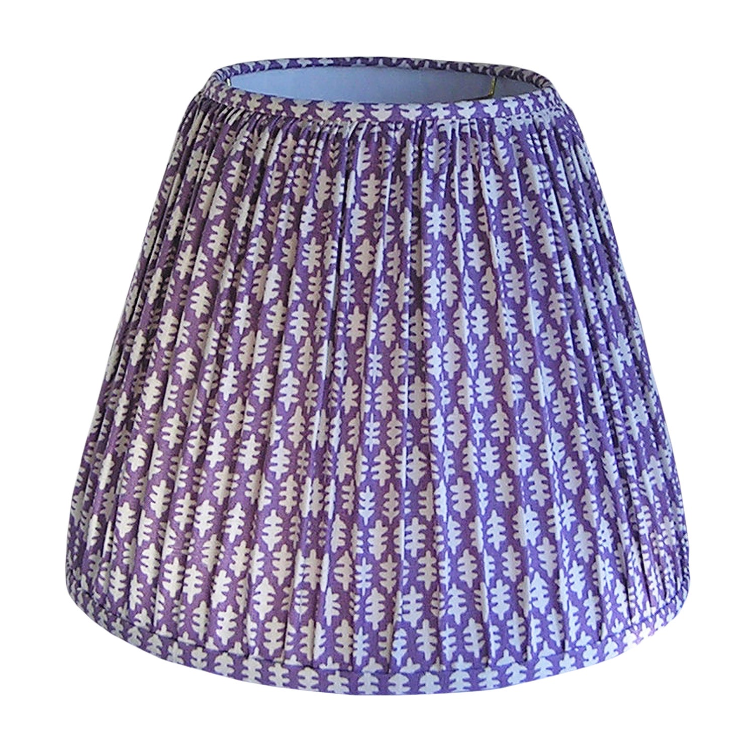 Purple Pleated Lamp Shade Chairish