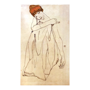 1981 Egon Schiele 19 Erotic Drawings Dancer