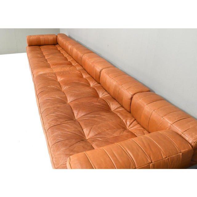 DS80 Daybed Sofas in Cognac Tan Leather from De Sede, Switzerland, 1970s, Set of 2 For Sale - Image 11 of 18
