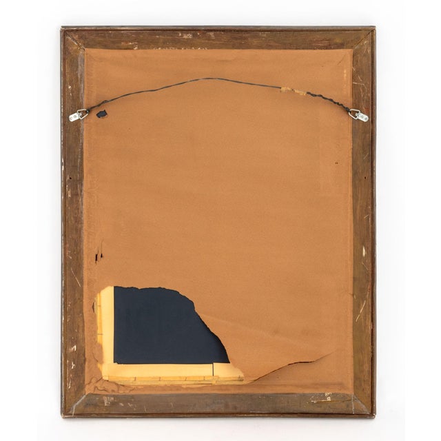 Italian Verre-Eglomise Parclose Giltwood Mirror For Sale In New York - Image 6 of 6
