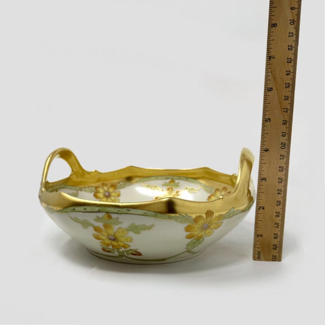 Up for sale is an exquisite antique porcelain bowl produced by Elite Works (Bawo & Dotter) in Limoges, France. This piece...