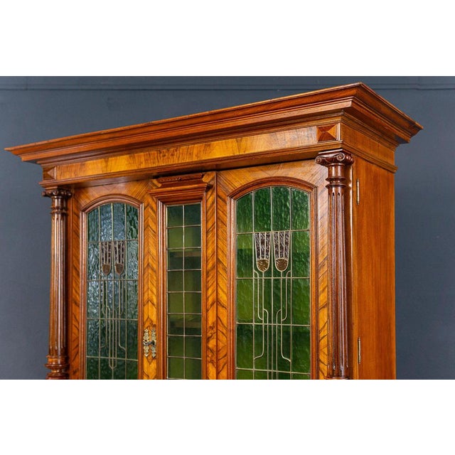 19th Century Wilhelminian Walnut Bookcase For Sale - Image 17 of 18