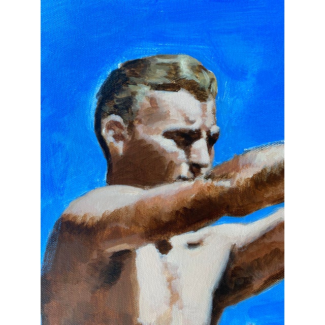 American Geiler Gonzalez Painting "Horizon" Acrylic on Canvas For Sale - Image 3 of 7