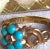 Late 19th Century Victorian Turquoise Diamond Forget-Me-Not Ring Locket Back 15k Size 6.5 For Sale - Image 11 of 11