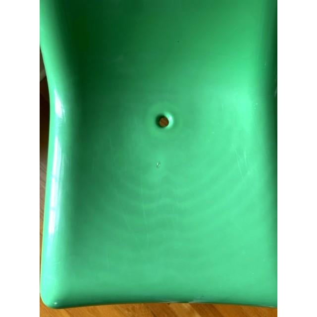 Emerald Vintage Ikea Green Ps Vago Plastic Lounge Chair For Sale - Image 8 of 14