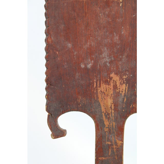 Folk Art Slavic Weavers Distaff Item A. 8 X8x 28 For Sale - Image 10 of 12