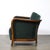 Wood Pair of Art Deco Walnut Armchairs in Eucalyptus Mohair Velvet W/ Nickel Sabots For Sale - Image 7 of 18