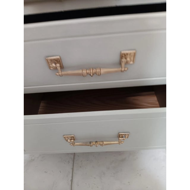 Green 1980s Hollywood Regency Nightstand Mid Century Sage Set of 2 For Sale - Image 8 of 8