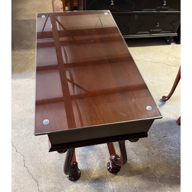 Traditional Hickory Chair Co Console or Library Table For Sale - Image 3 of 10