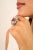 White Panther Animal Statement Unisex Silver Ring With Chunky Zircon- Size 8 For Sale - Image 8 of 11