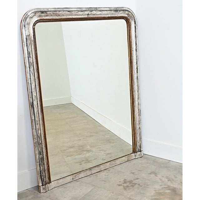 French 19th Century Silver Gilt Louis Philippe Mirror For Sale - Image 12 of 12
