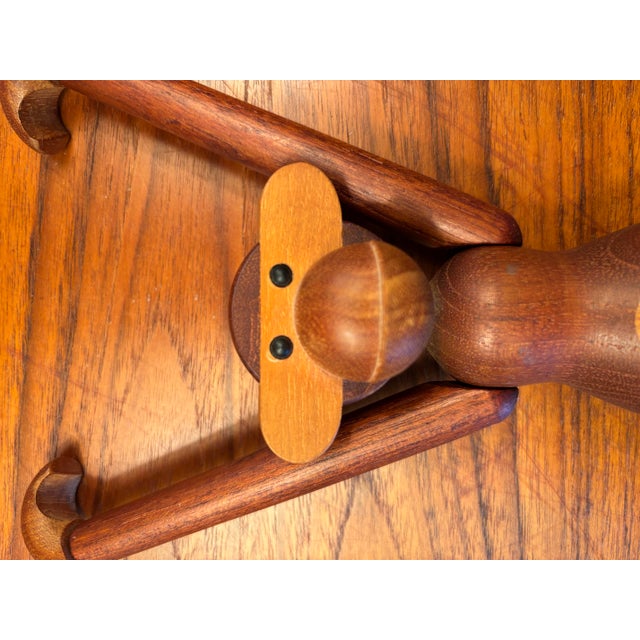 Kay Bojesen 1960s Kay Bojesen Teak Monkey For Sale - Image 4 of 12