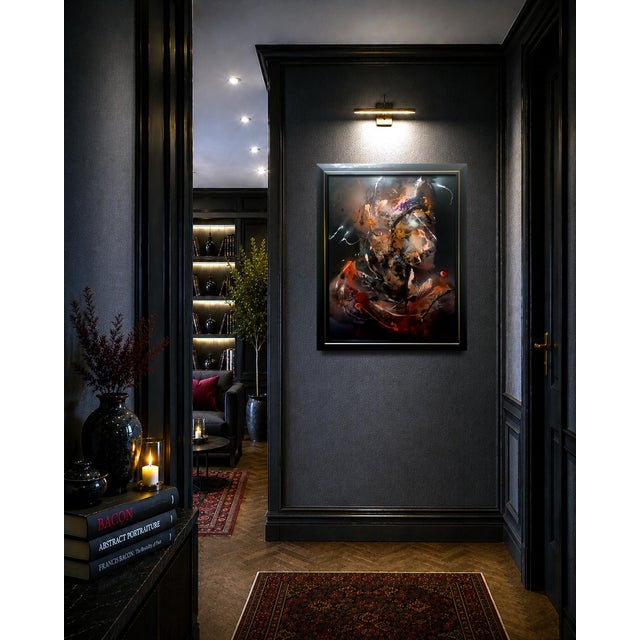Contemporary Ovidiu Kloska, I Love to Eat Bacon, Mixed on Canvas, Framed For Sale - Image 3 of 11
