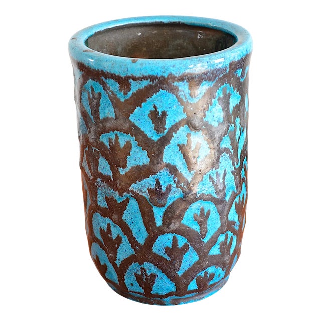 Art Deco Flower Vase in Ceramic, 1920s For Sale
