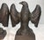 Metal Pair of Vintage Solid Bronze Realistic Open Winged American Bald Eagle Bookends For Sale - Image 7 of 12