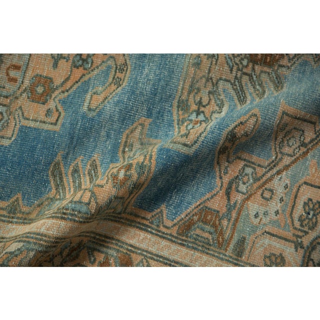 Traditional 1940s Vintage Persian Hamadan Pomegranate Medallion Rug For Sale - Image 3 of 12