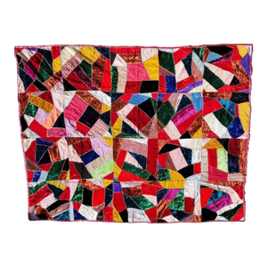19thc Velvet Crazy Quilt From Ohio