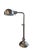 Clean-lined contemporary pharmacy style desk lamp featuring a brushed nickel finish, adjustable shade, and elegant...