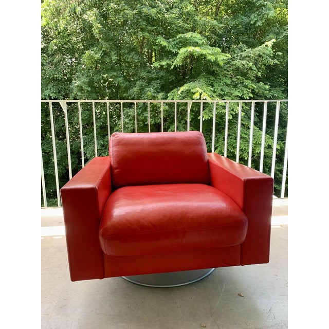 Mid-Century Leather Armchair from Rolf Benz, 2000s For Sale - Image 16 of 18