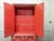 Red Lacquer Cabinet with Interior Drawers and Shelves, 1960 For Sale - Image 6 of 9