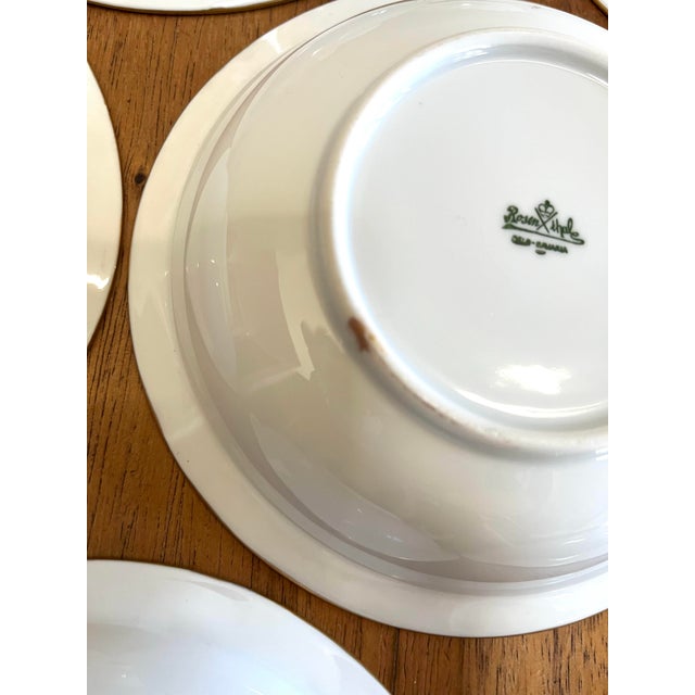 Rosenthal Small Porcelain Bowls With Handpainted 24k Gold B Initial and Wide Trim - Set of 12 For Sale - Image 9 of 10