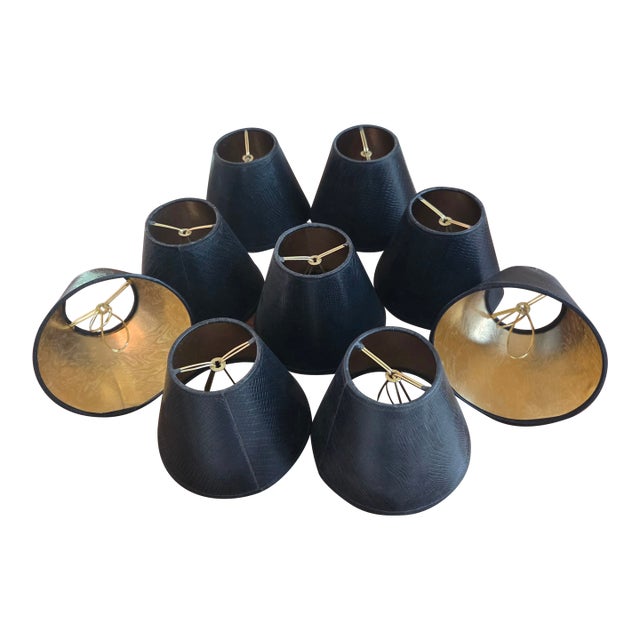 Late 20th Century Chandelier Shades - Set of 9 For Sale