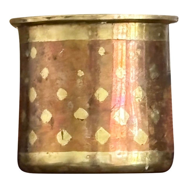 19th Century Indian Ganga Jamuna Ritual Cup Panchpatra Vessel For Sale