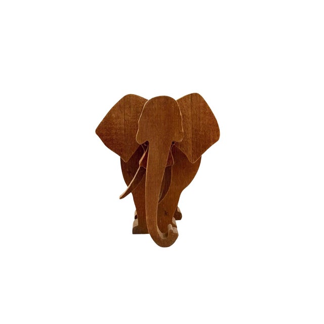 Bottega Michelangeli, Elephant Sculpture, 1970s, Wood For Sale - Image 12 of 17
