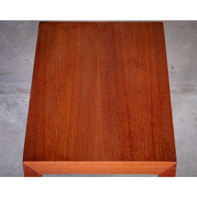 Nesting Tables in Teak by Severin Hansen for Haslev Møbelfabrik, 1950s, Set of 3 For Sale - Image 10 of 14