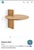 Abstract White Oak Round Floating Wall Shelf For Sale - Image 3 of 3