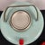 Mid-Century Modern Retro 1950's Camp Jug Kwik-Way MFG Co St Louis Mo Vintage Aqua Blue and Red For Sale - Image 3 of 5