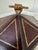 Maitland - Smith Late 19th Century Maitland-Smith Hexagonal Leather Box With Brass Fist Finial For Sale - Image 4 of 12