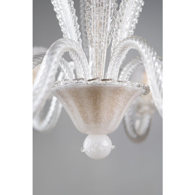 Large Art Deco Murano Glass Chandelier by Ercole Barovier for Barovier & Toso, 1940s For Sale - Image 18 of 18