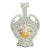 Japanese Moriage Double Handle Bottle Vase Hand Painted Floral Porcelain 10” For Sale