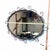 Vintage Wrought Iron Scrollwork Oval Wall Mirror For Sale - Image 9 of 11
