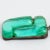 1960s Monique Vedie Paris Turquoise Talosel Resin and Chrome Modernist Necklace For Sale - Image 5 of 12